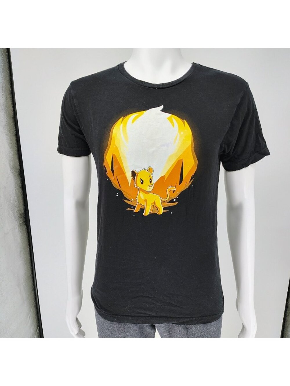 RARE Out of Print Teeturtle x Disney Simba and Scar Glow in the Dark T-Shirt (M)